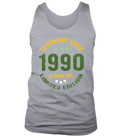1990 Vintage Birthday Men's Tank Top