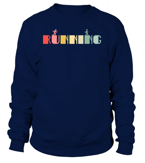 Retro Running Runner Vintage Run Sports Women's Sweatshirt
