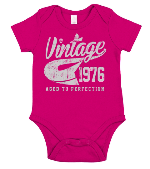 vintage 1976 Short Sleeve Baby One-Piece