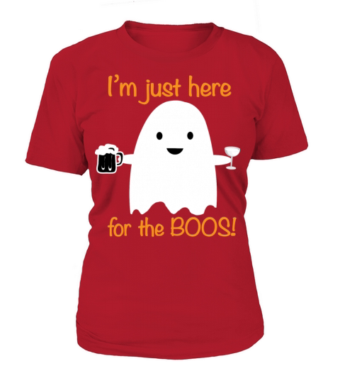 Here for the Boos Halloween Ghost Women's T-Shirt
