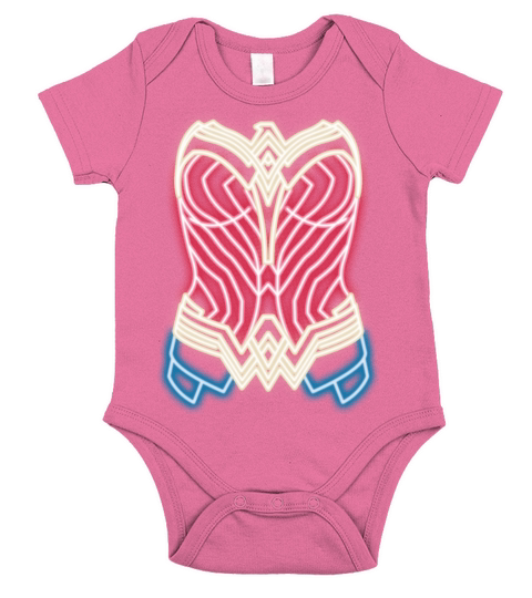 Wonder Woman 1984 Costume Neon Short Sleeve Baby One-Piece