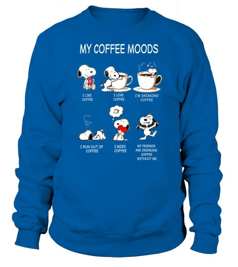 Snoopy Kaffee Sweatshirt Unisex