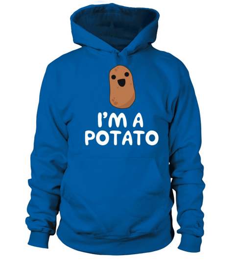 Im A Potato Funny Food Joke Women's Hoodie