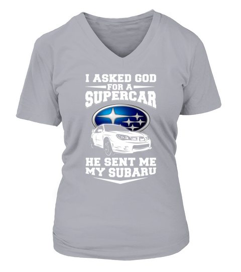 Subaru V-neck T-Shirt Woman