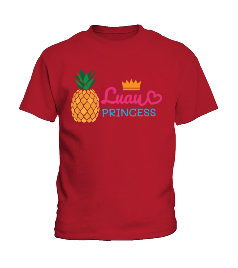 New Beach Luau Princess Beachy Design Kids T-Shirt