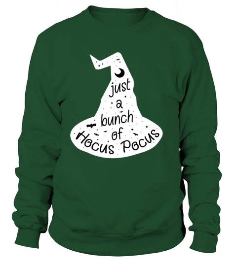 Just a Bunch of Hocus Pocus Witch Hat Night Sky Women's Sweatshirt