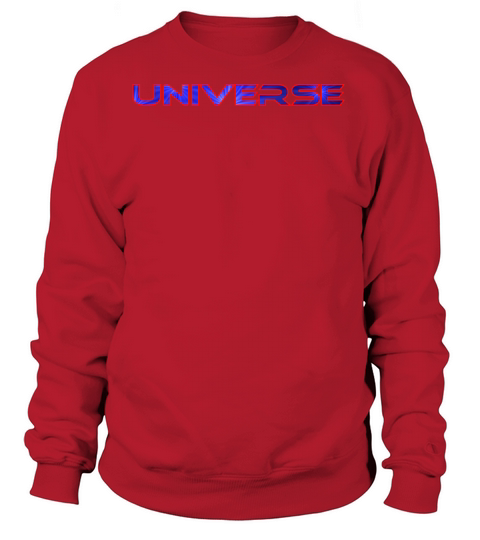 universe blue red outline shirt hoddie Women's Sweatshirt