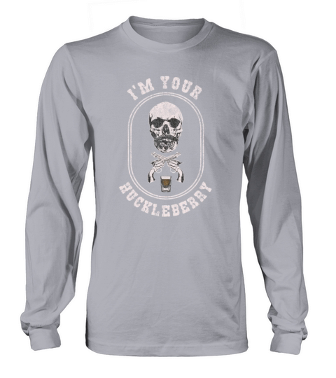 Im Your Huckleberry Doc Holiday Skull and Guns Men's Long Sleeve