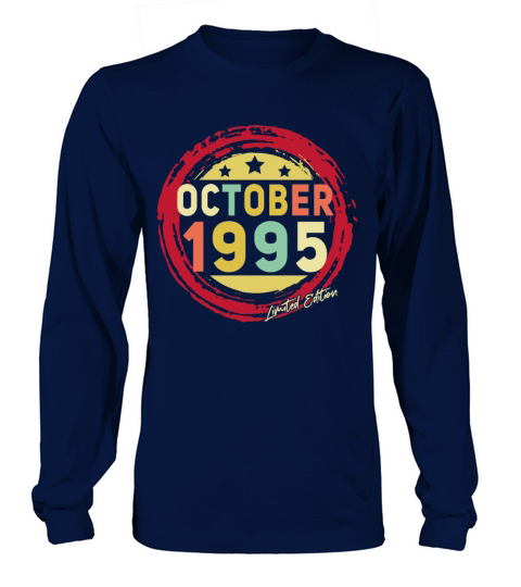 Vintage October 1995 Limited Women's Long Sleeve