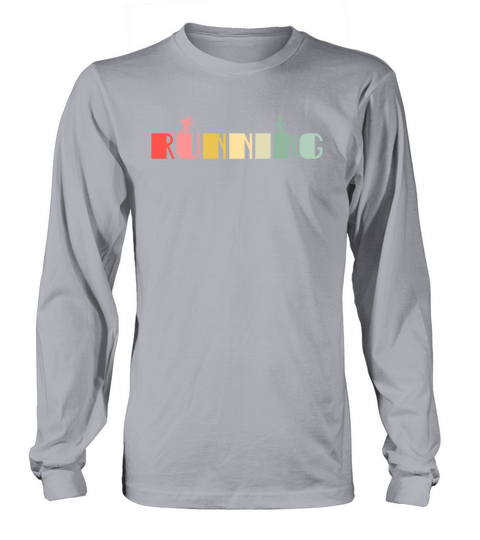 Retro Running Runner Vintage Run Sports Women's Long Sleeve