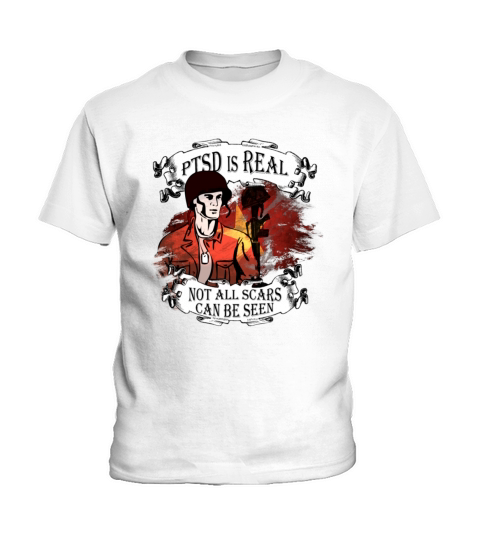 Vietnam Veterans T-shirt - PTSD is real T-Shirt Kids T-Shirt