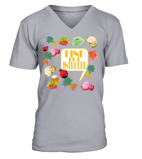 find the intruder in the kitchen Men's V-Neck T-shirt