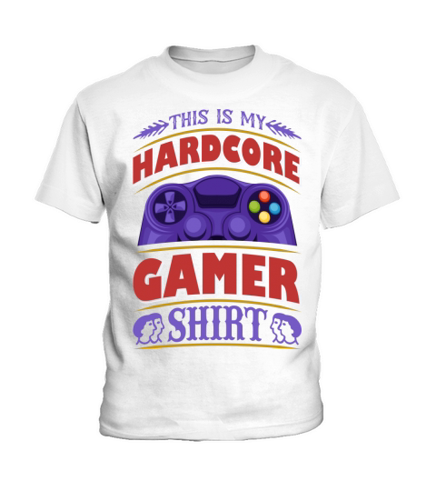 This is my Hardcore Gamer shirt Kids T-Shirt
