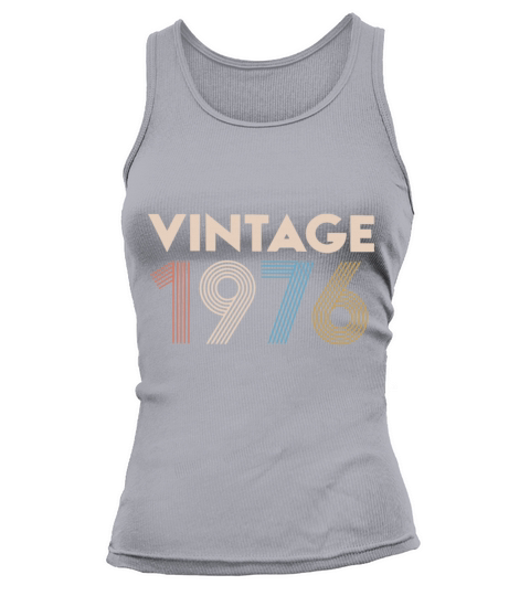vintage 1976 number birthday gift for men woman ba Women's Tank Top