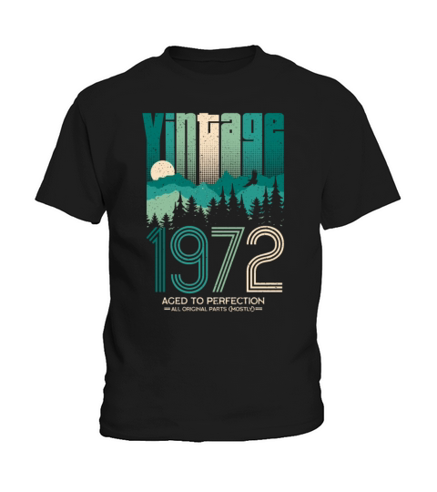 Vintage 1972 - 50 years old - 50th birthday gift Kids T-Shirt