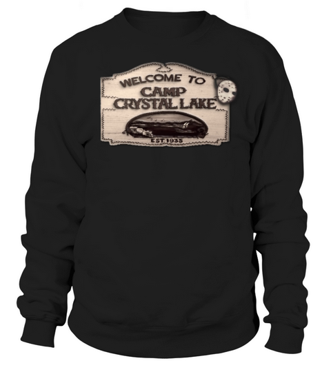 Welcome To Camp Crystal Lake Men Long Sleeve Shirt Men's Sweatshirt