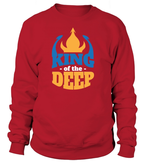 Poseidon King of the Deep Swimmer Diver Gift Idea Women's Sweatshirt