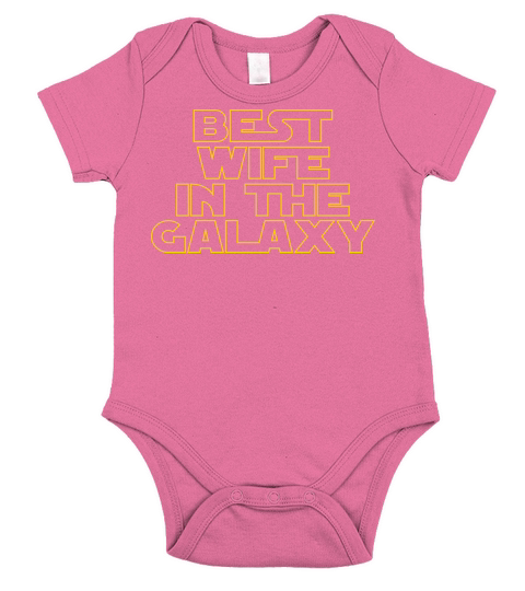 Best Wife in the Galaxy Short Sleeve Baby One-Piece