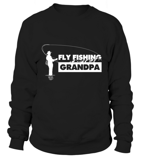 Grandpa Flyfishing Fisherman Fishy Flies Trout Women's Sweatshirt