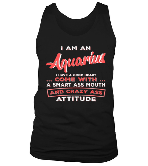 Characteristics of Aquarius horoscope saying Men's Tank Top