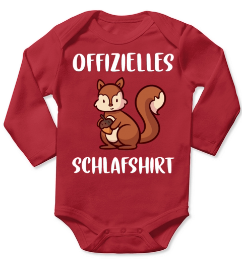 Squirrel Animal Rodent Chip Squads Nuts Long Sleeve Baby One-Piece