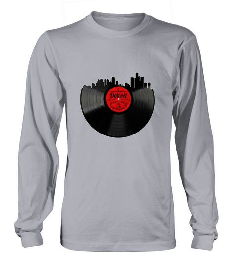 Detroit Michigan Vintage Long sleeved Unisex