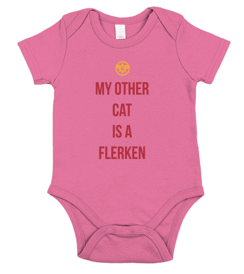 Captain My Other Cat Is A Flerken Bold Logo Short Sleeve Baby One-Piece