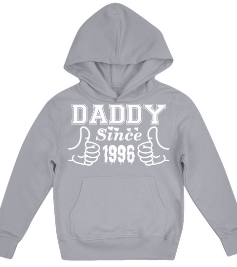 Daddy Since 1996 Happy Fathers Day Kids Hoodie