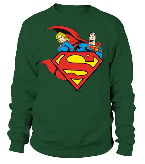 DC Comics Originals Supergirl And Superman Women's Sweatshirt