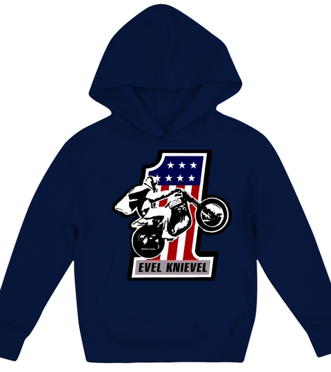 One Evel Knievel Kids Hoodie