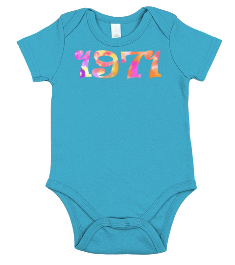 Vintage 1971 Short Sleeve Baby One-Piece