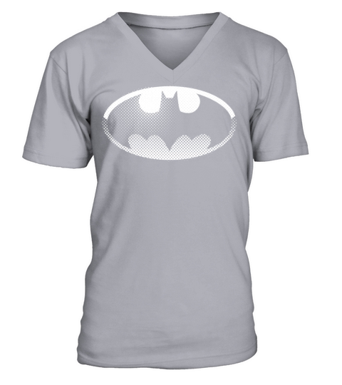 DC Comics Originals Batman Batsignal Logo Men's V-Neck T-shirt