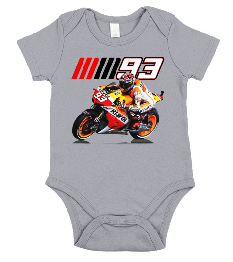 Marc Marquez  Ant of Cervera Short Sleeve Baby One-Piece