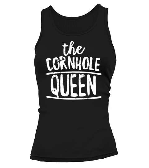 Cornhole Queen Funny Bean Bag Toss Gift 4th of Women's Tank Top