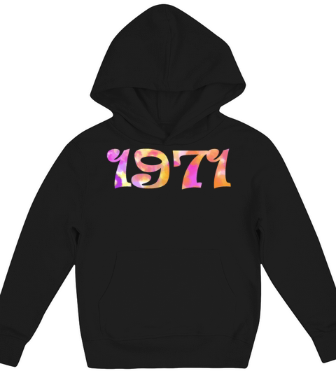 Vintage 1971 Kids Hoodie