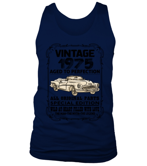VINTAGE 1975-AGED TO PERFECTION Men's Tank Top