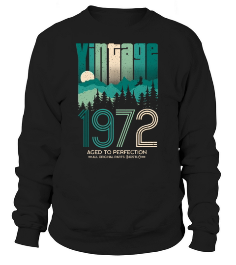 Vintage 1972 - 50 years old - 50th birthday gift Women's Sweatshirt