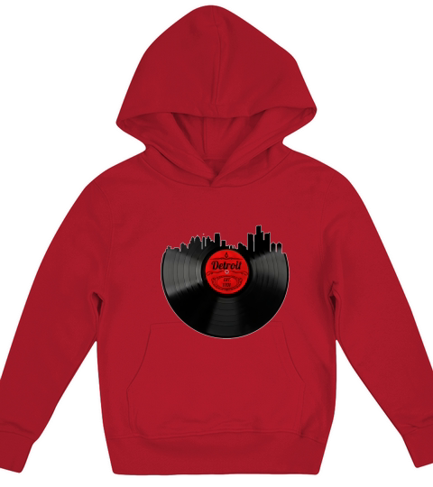 Detroit Michigan Vintage Kids Hoodie