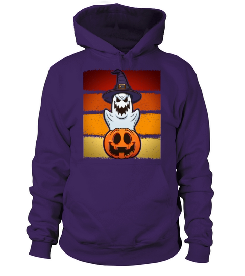 Halloween Ghost Pumpkin Funny vintage Men's Hoodie