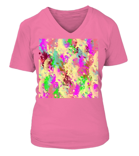 splatters Women's V-Neck T-shirt