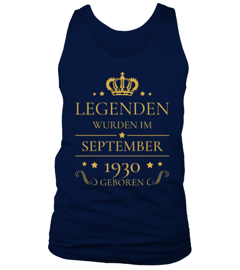 Geburtstag Jahrgang September 1930 Geschenk Men's Tank Top