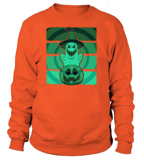 Halloween Ghost Pumpkin Funny horror Women's Sweatshirt