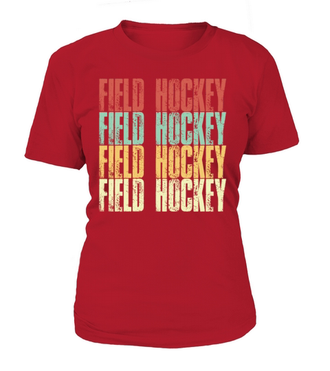 Field Hockey Vintage T-Shirt Woman