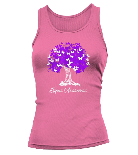 Lupus Awareness T Shirt Tree Hope And Strong Shirt Women's Tank Top