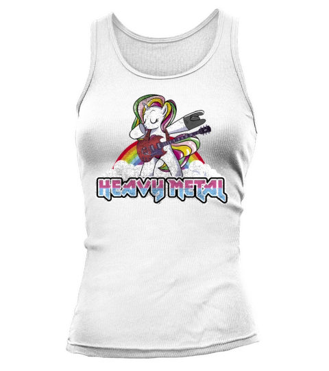 Heavy Metal Festival dabbing unicorn Women's Tank Top