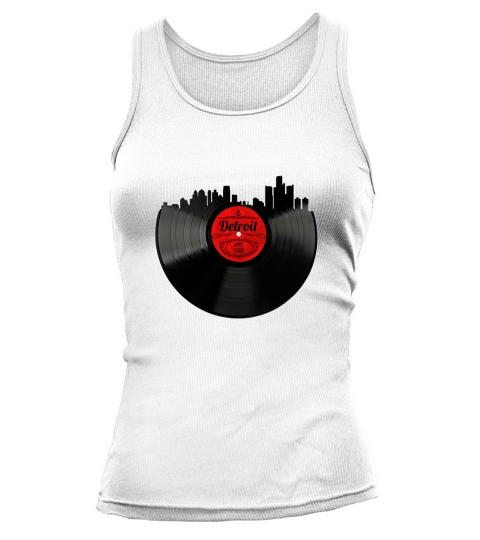 Detroit Michigan Vintage Tank top Woman