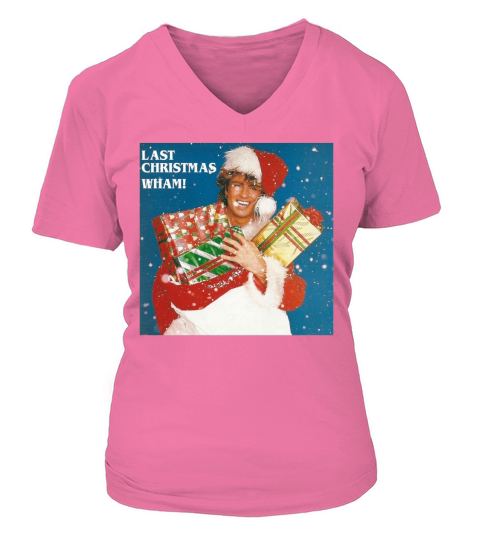 George Michael Last Christmas WHAM shirt - Sweat Shirt V-neck T-Shirt Woman
