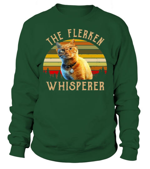 Goose Cat The Flerken Whispered vintage sunset Sweatshirt Unisex
