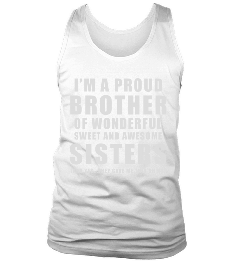 Birthday Gift Younger Brother From Sister - Funny T-shirt Tank Top Unisex