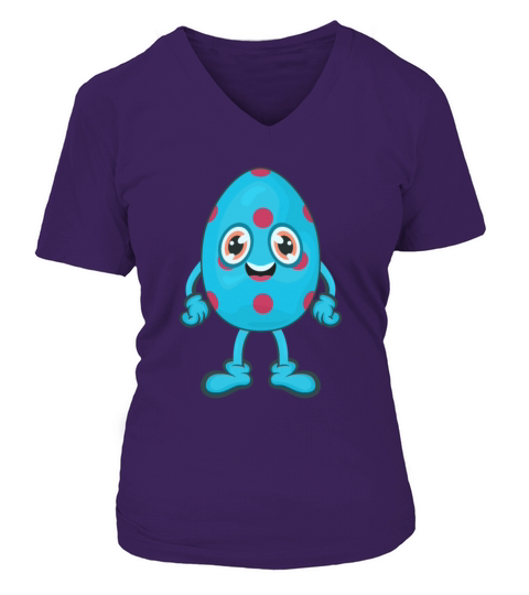 Easter Egg V-neck T-Shirt Woman
